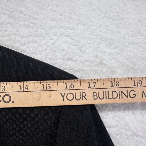 Chicos Blazer Womens Medium Black One Button Lined Jacket Career Long Sleeve - Picture 7 of 10